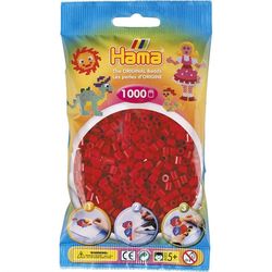 Hama Midi Beads 1000 pcs Dark red 22 207-22 - Hama Midi perleposer 1000