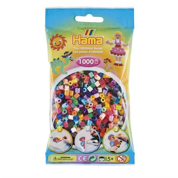 Hama Midi Beads 1000 pcs Mix 207-68 207-68 - hama
