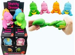 STRETCHY DINO FYLT/M SAND (9CM) Farge overraskelse - Salg