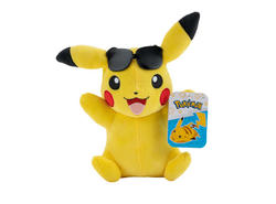 Pokemon Plysj Summer - 20 Cm Pikachu m/ Solbriller - Salg