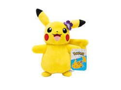 Pokemon Plysj Summer - 20 Cm Pikachu m/ blomster - Salg