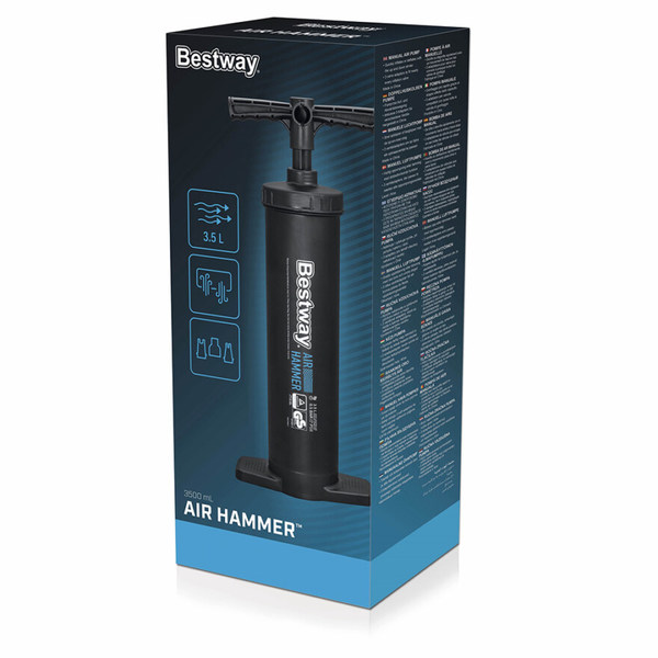 Bestway - Pumpe Stor 48 cm Svart - Uteleiker