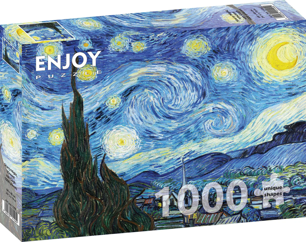 Enjoy puslespill 1000 Starry Night, Vincent Van Gogh Starry Night, Vincent Van Gogh - Enjoy puzzle