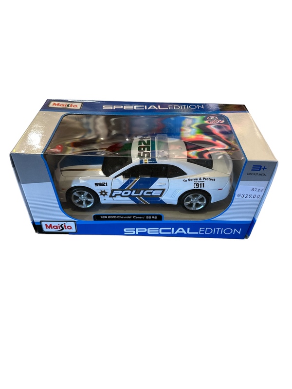 1:24 2010 CHEVROLET CAMARO SS RS POLICE Politi - Maisto