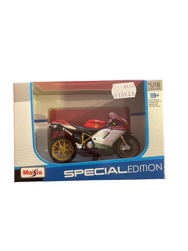 MAISTO 1:18 MOTORSYKKEL DUCATI 1098 S - Maisto