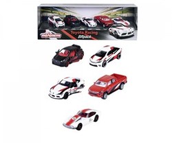  Majorette Toyota Racing 5 Pieces toyota  - Majorette