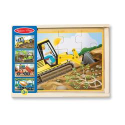 Wooden Puzzles in a Box Construction wooden puzzles - Trepuslespill