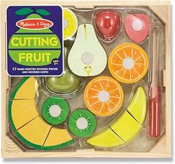 Food Play Wooden Cutting Fruit Frukt - Melissa & Doug