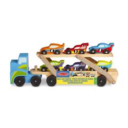 Wooden Cars Race-Car Carrier wodden cars  - Leiker