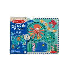 Wooden Gear Puzzle Underwater Underwater  - Trepuslespill