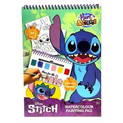 MALINGSBOK 24 SIDER M/FARGER STITCH DISNEY Stitch - Egmont Litor