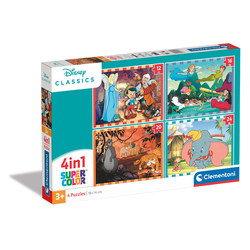 Clementoni 4 in 1 Puzzle Disney Classics 4 in 1 - Clementoni