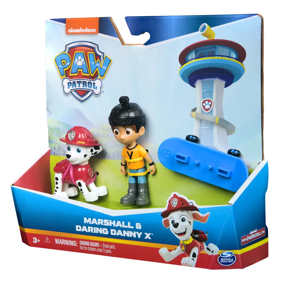 Paw Patrol Hero Pup Characters Pack Marshall & Daring Danny x - Paw Patrol