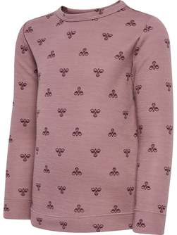  Hummel hmlVILMO T-SHIRT LS Ull TWILIGHT MAUVE 8719 - Hummel