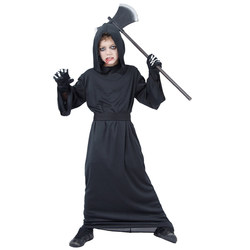 Kostyme Grim Reaper Large 130-140 cm Large 130-140cm - Halloween