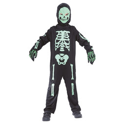 Kostyme Skeleton Small 110-120 cm S - 110-120 - Halloween