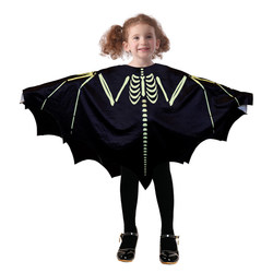 Kostyme Poncho Bat Kid Large 130-140 cm L - 130-140cm  - Halloween