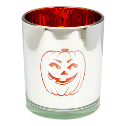 HALLOWEEN TEA CANDLE HOLDER SILVER silver - Halloween