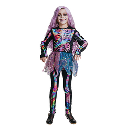 COSTUME SHIMMER SKELETON 122-134 shimmer skeleton - Karneval