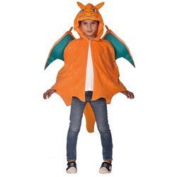 Pokemon Charizard kostyme - onesize 4-7år Charizard - Karneval