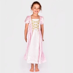 PRINCESS DRESS VELVET PINK 98-104 CL 2-4 YEARS Prinsesse - Halloween