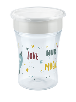 NUK Evolution Magic Cup Family Love Limited Edition Hvit/grå - NUK