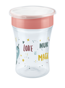 NUK Evolution Magic Cup Family Love Limited Edition Gammelrosa/fersken - NUK