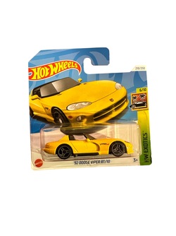 Hot Wheels 1:64 '92 Dodge Viper RT/10 6/10 Exotics Gul - Hot Wheels