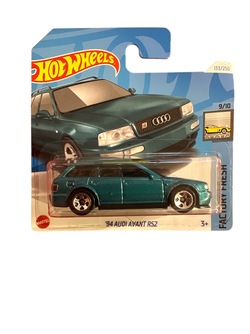 Hot Wheels 1:64 '94 Audi Avant RS2 9/10 Factory Fresh Sjøgrønn - Hot Wheels