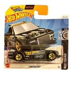 Hot Wheels 1:64 Limited Grip 3/5 Rod Squad 3/5 Sort/gull - Hot Wheels