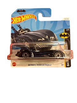 Hot Wheels 1:64 Batman & Robin Batmobile 2/5 Batman Mørk Blå - Hot Wheels