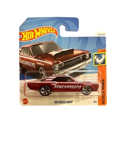 Hot Wheels 1:64 '68 Dodge Dart Rød - Hot Wheels