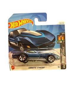 Hot Wheels 1:64 Corvette Stingray 5/5 HW Dream Garage Blå - Hot Wheels