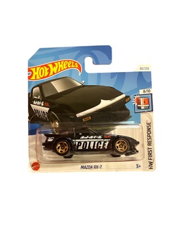 Hot Wheels 1:64 Mazda RX-7 8/10 HW First Response Sort - Hot Wheels