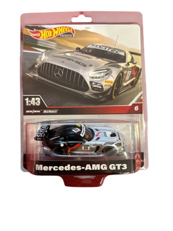 Hot Wheels Premium 1:43 Mercedes-AMG GT3 nr 6 Mercedes-AMG GT3 - Hot Wheels