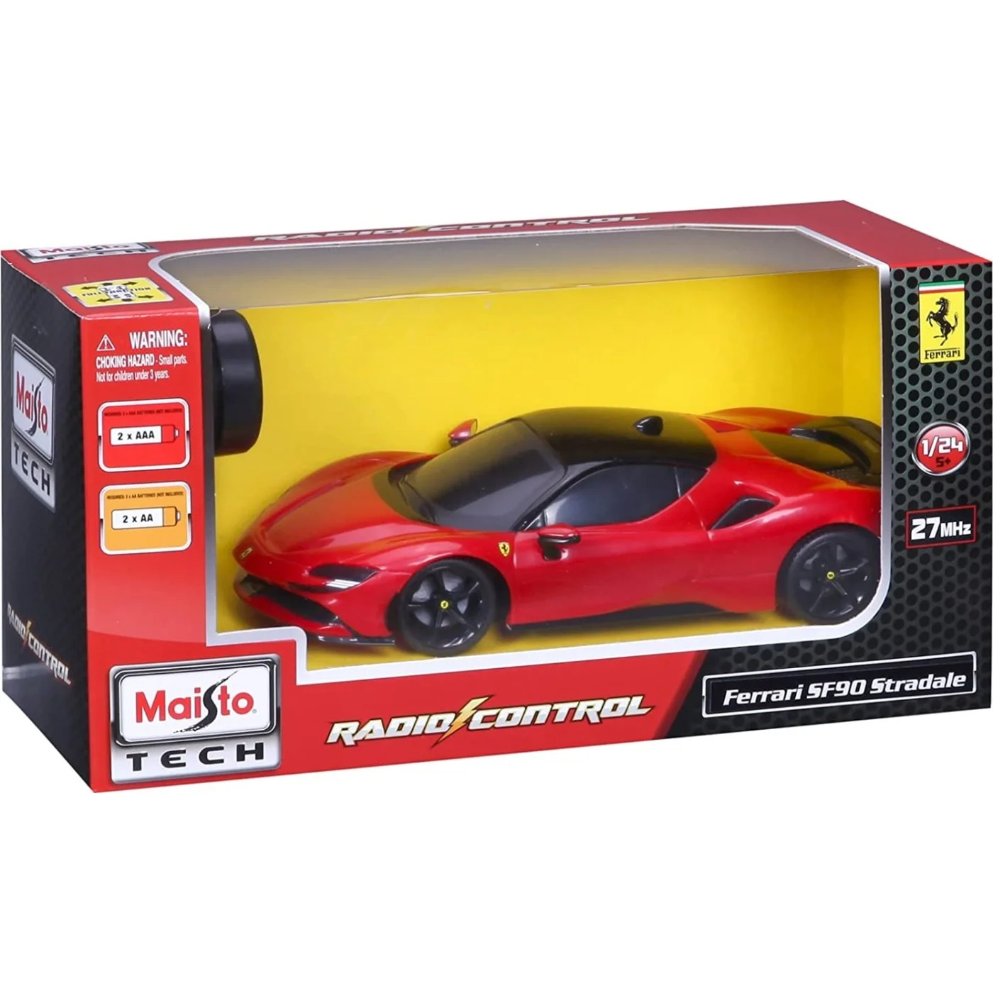 Maisto 1:24 Rc Ferrari Sf90 Stradale 2.4ghz radiostyrt SF90 Stradale - Maisto RC