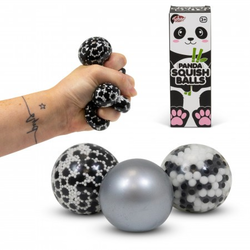 Scrunchems Panda 3pk Diddy Squish Balls 3pkn knipeball - panda - Småvarer