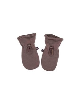 Mittens merino wool rose brown  - Smallstuff