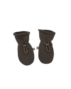 Mittens merino wool brown - Smallstuff