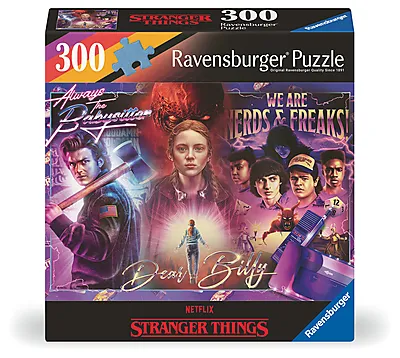 ravensburger Puslespill 300 Stranger Things 300 brikker - Ravensburger