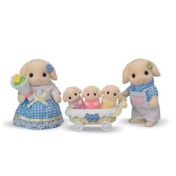 Sylvanian Families Flora Kanin Familien 5-Pakning family - Sylvanian families