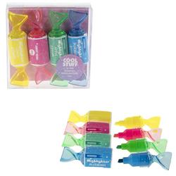 TEKSTMARKER CANDY 4 STK TINKA COOL STUFF 4 pk - Tinka