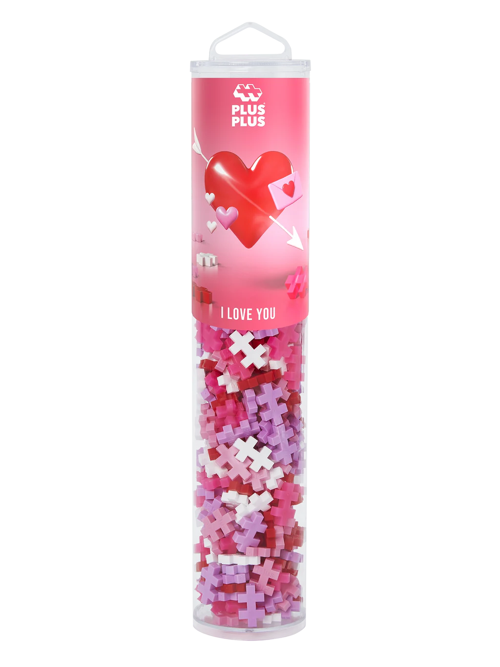 Plus Plus Tube I love you mix - 240 byggeklosser I love you - PlusPlus