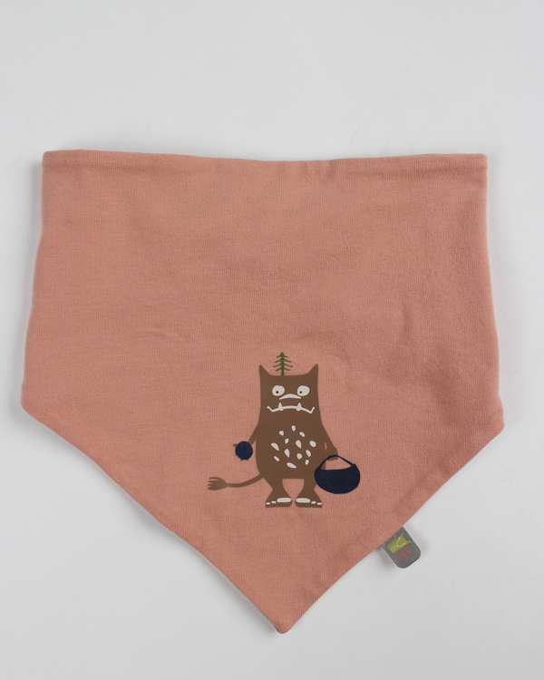 Kattnakken halstørkle vendbar Rosa Blåbærtur - Salg