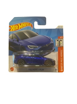 Hot Wheels 1:64 - Tesla Model S Plaid - QUARTER MILE HEROES 5/5 Tesla Model S Plaid - Hot Wheels