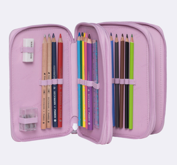 Beckmann Trelags pennal med innhold, Rosie Rosie - Beckmann