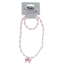 HALSKJEDE M/ARMBÅND SOMMERFUGL TINKA BEAUTY UNICORN - Tinka