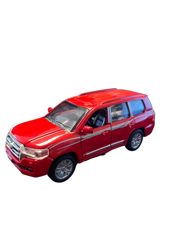 Jeep i Metall med Lyd og Lys.  Raud - Leiker