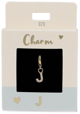 Express Yourself Anheng (Nickel free tested) - Gold J Charm Gold J - Depesche