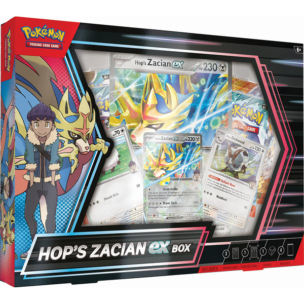 Pokémon TCG: Hop's Zacian ex Box Hop's Zacian EX box - pokèmon